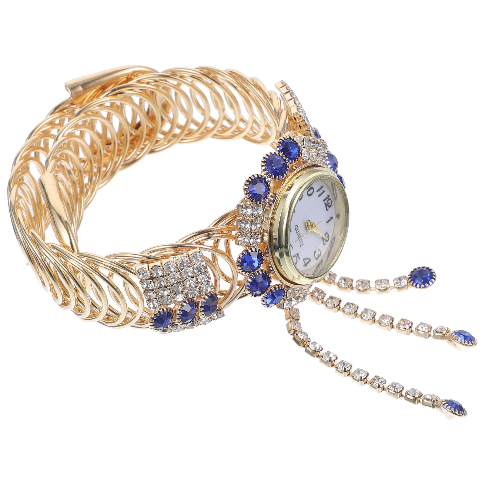 Luxury Time Watches Jewelry Gold - 1Pcs Stone Quartz Women Watch Bracelet