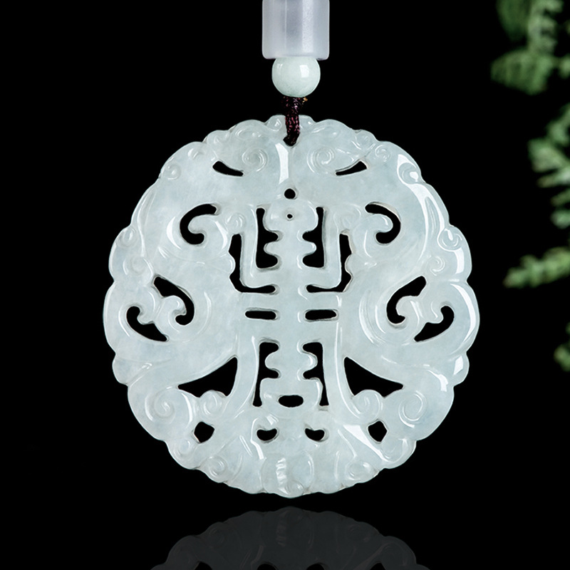 Jewelry & Watches Vitopoulos Reviews - Burmese Jadeite Dragon Pendant Necklace Vintage