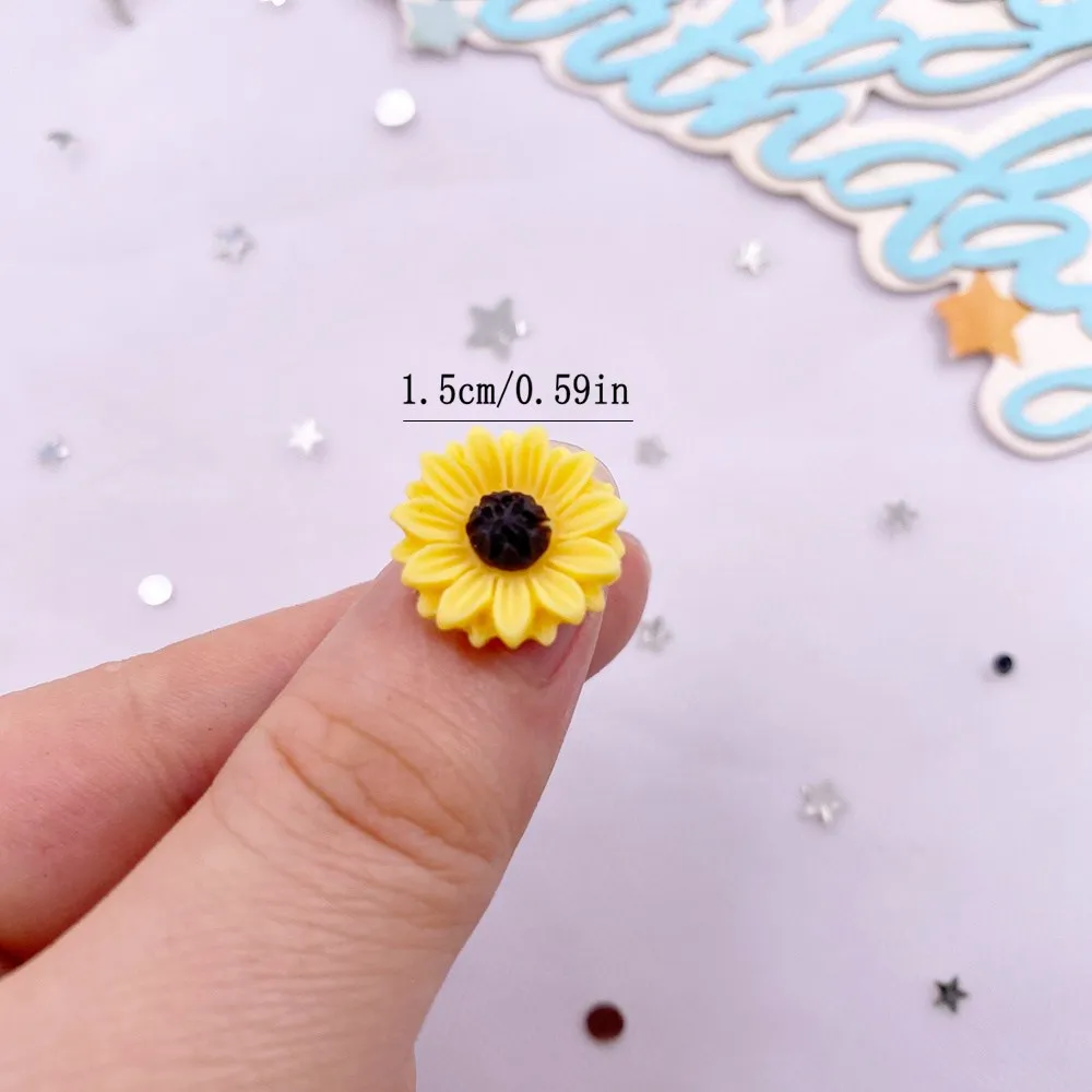 30Pcs Resin Colorful 15mm Sunf - огляд і ціна Paradise Jewelry & Watches Llc Photos