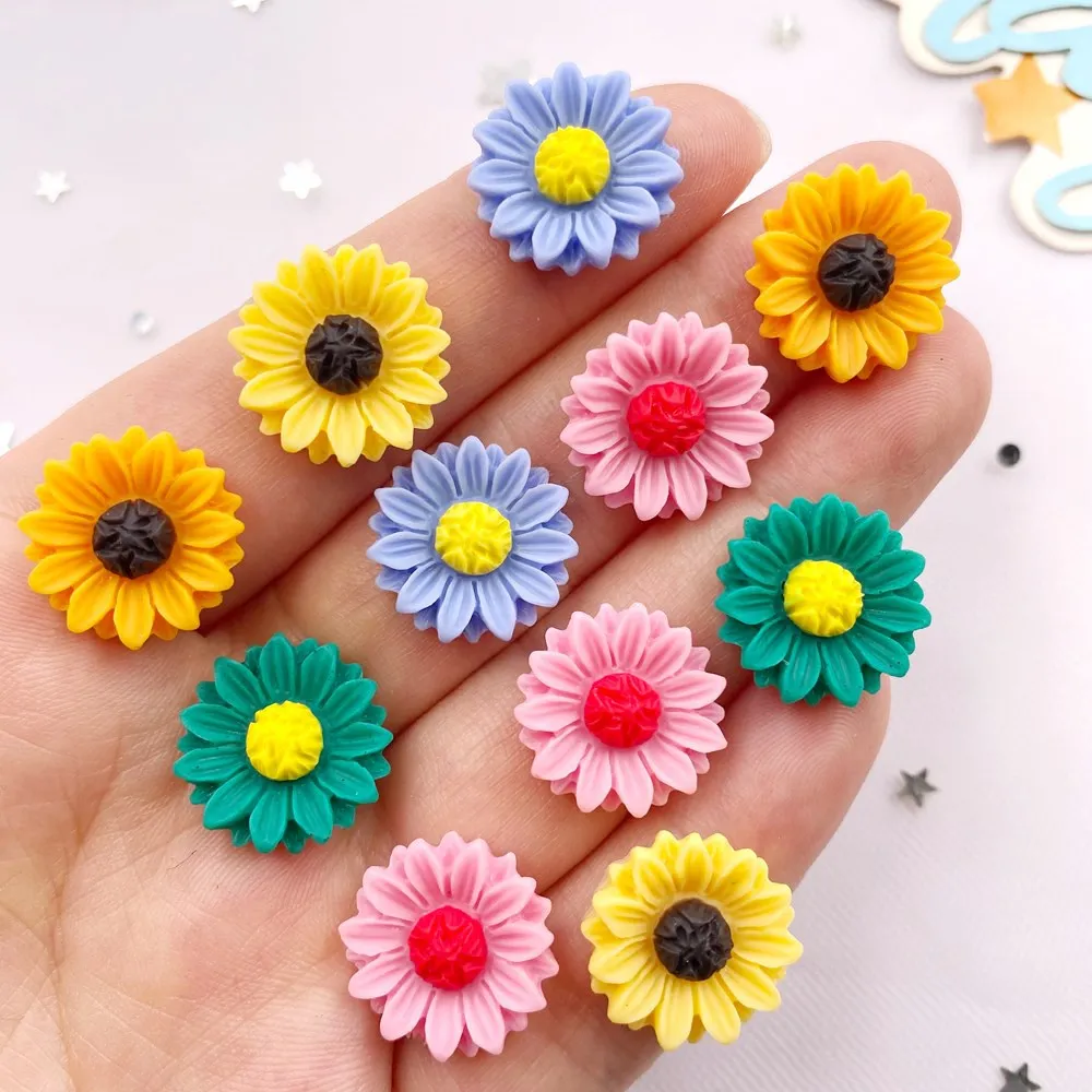 30Pcs Resin Colorful 15mm Sunf - огляд і ціна Paradise Jewelry & Watches Llc Photos