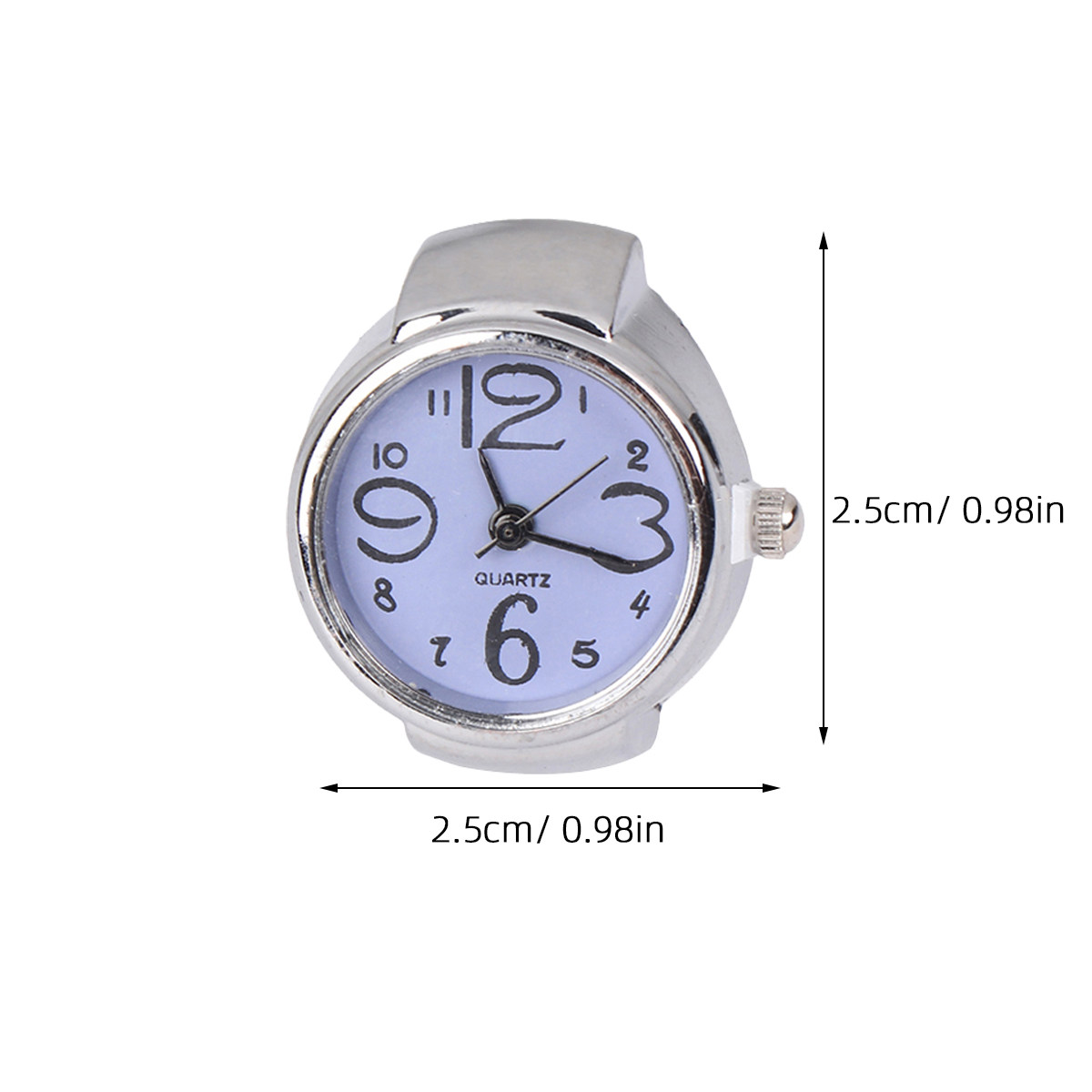 2Pcs Finger Ring Watches Quart - огляд і ціна Luxury Time Watches Jewelry Gold