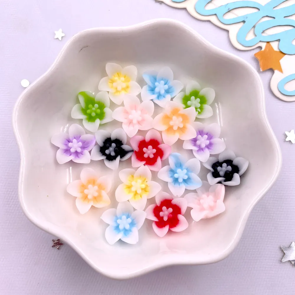 50pcs Resin 13mm Colorful 3D M - огляд і ціна Paradise Jewelry & Watches Llc Photos