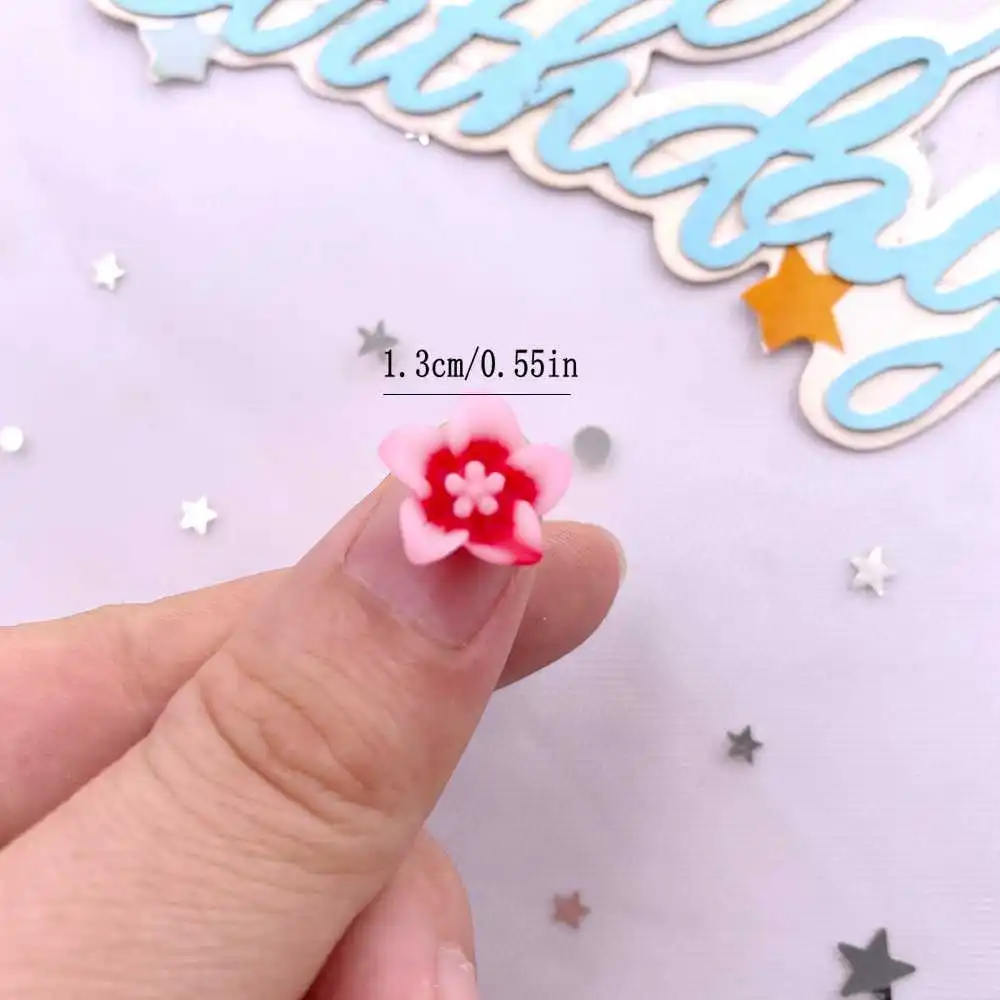 50pcs Resin 13mm Colorful 3D M - огляд і ціна Paradise Jewelry & Watches Llc Photos