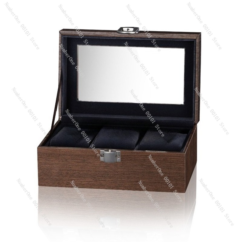 Walnut Wood Grain Watch Box Se - огляд і ціна Jewelry Box With Watches