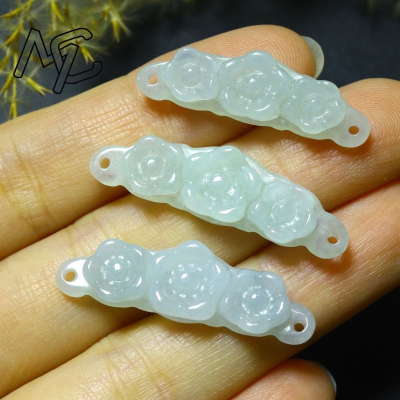1pc Natural Jadeite Emerald Fl - огляд і ціна Jewelry & Watches Vitopoulos Reviews