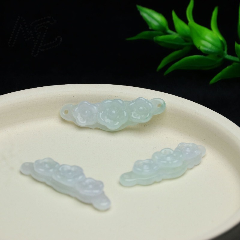 1pc Natural Jadeite Emerald Fl - огляд і ціна Jewelry & Watches Vitopoulos Reviews