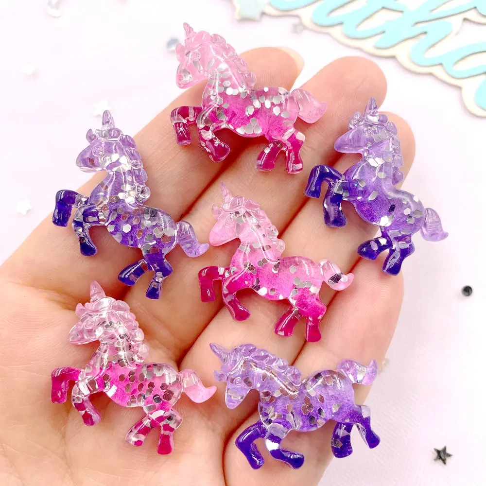 6PCS Colorful Resin Glitter 3D - огляд і ціна Paradise Jewelry & Watches Llc Photos