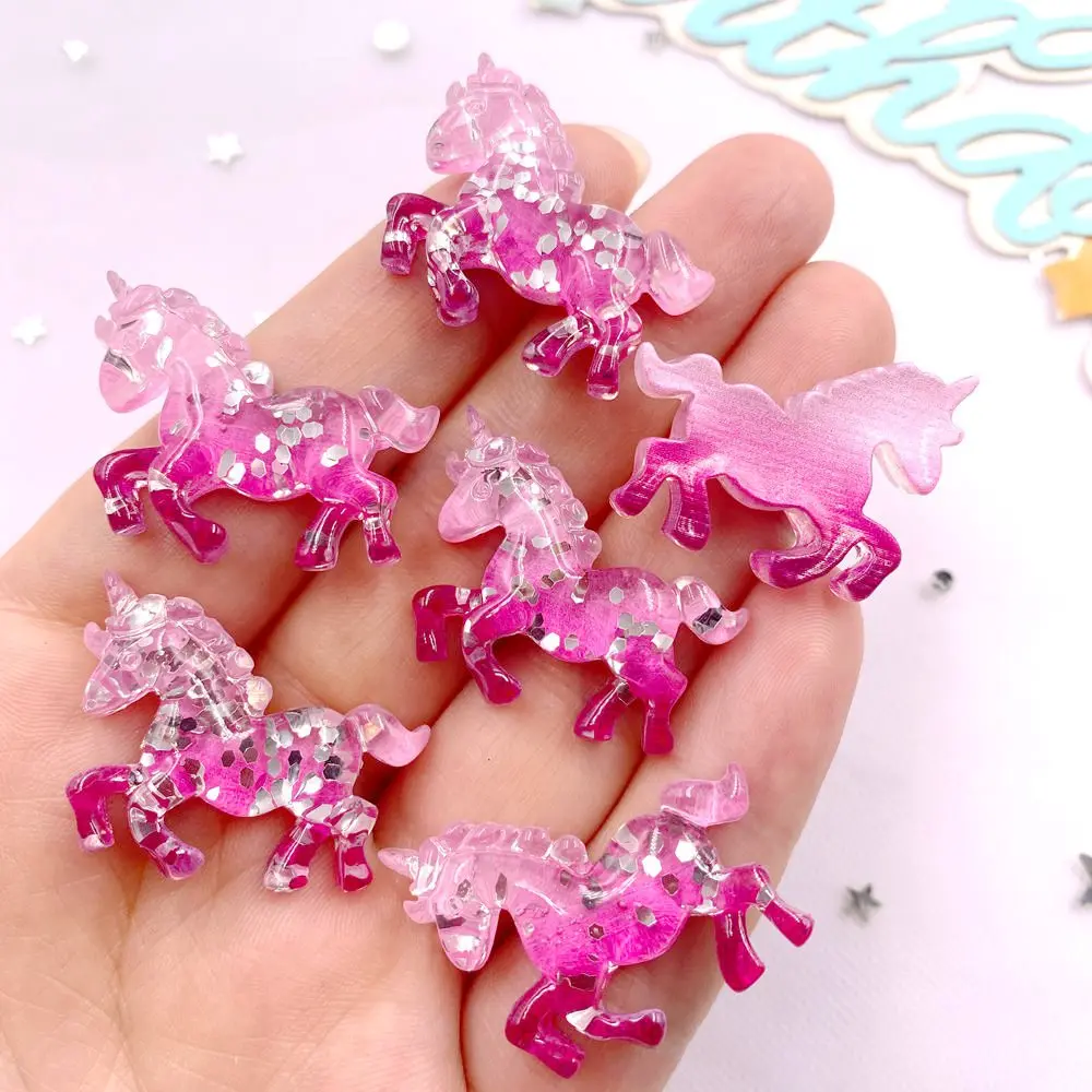 6PCS Colorful Resin Glitter 3D - огляд і ціна Paradise Jewelry & Watches Llc Photos