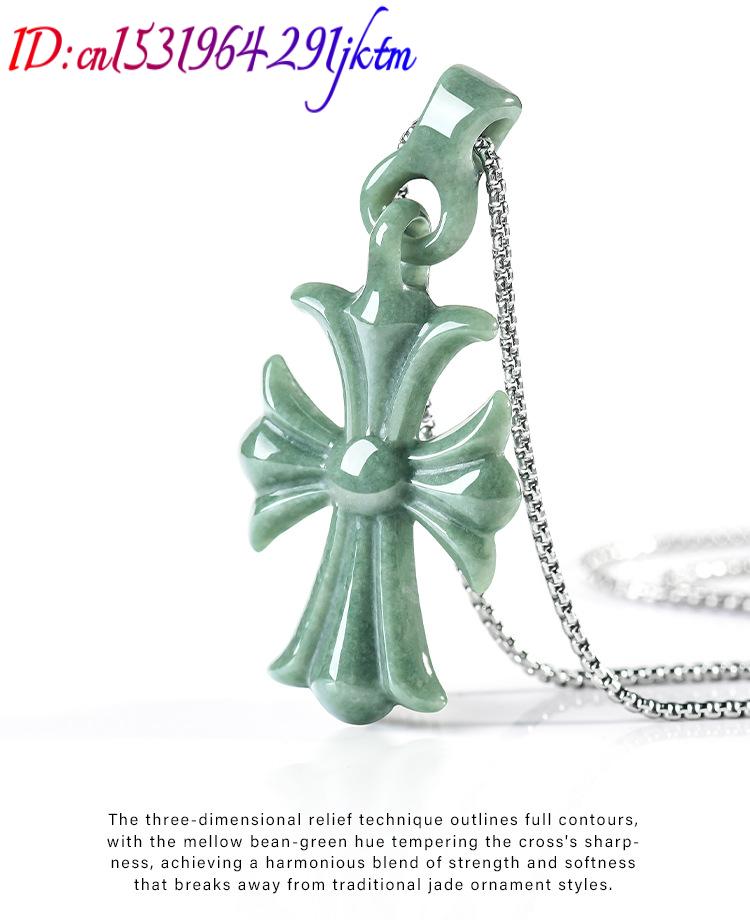 Natural Burmese Jadeite Cross  - огляд і ціна Jewelry & Watches Vitopoulos Reviews