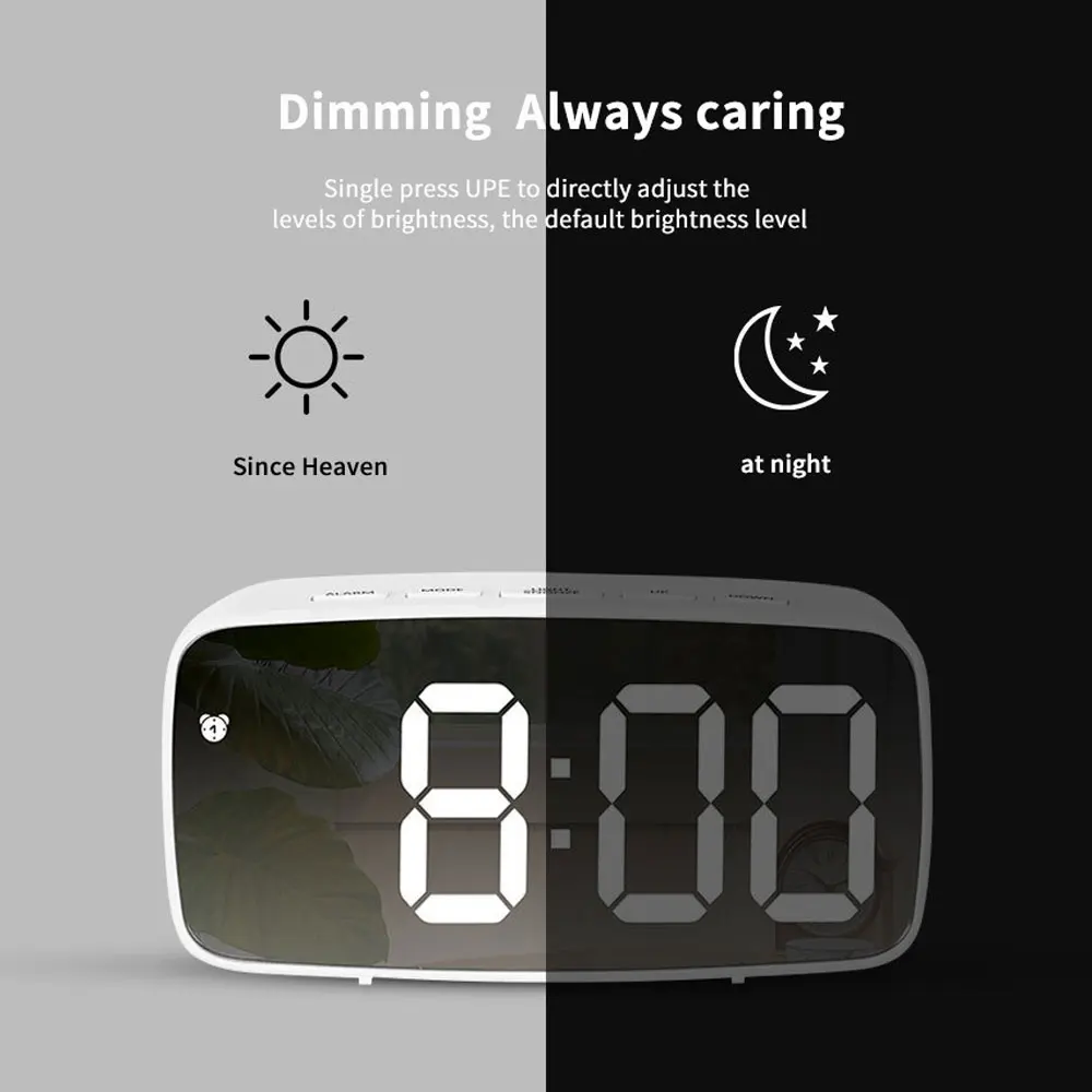 Acrylic Mirror Alarm Clock Ele - огляд і ціна Moments Watches & Jewelry Burlington Reviews