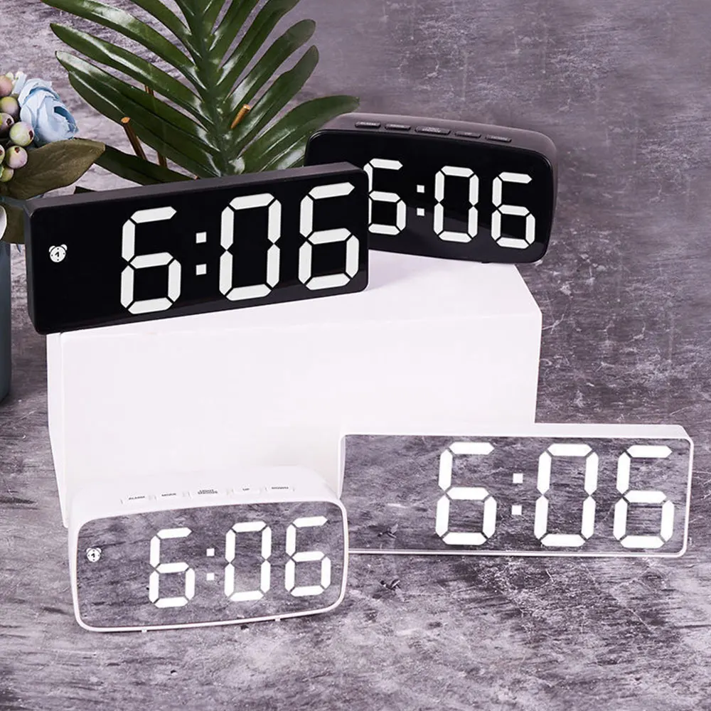 Acrylic Mirror Alarm Clock Ele - огляд і ціна Moments Watches & Jewelry Burlington Reviews