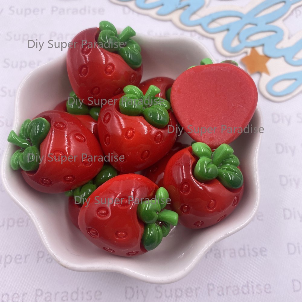 8PCS Resin Kawaii Colorful Red - огляд і ціна Paradise Jewelry & Watches Llc Photos