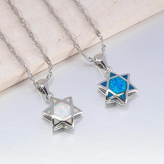Star of David Opal Pendant Nec - огляд і ціна Jewelry & Watches Vitopoulos Reviews