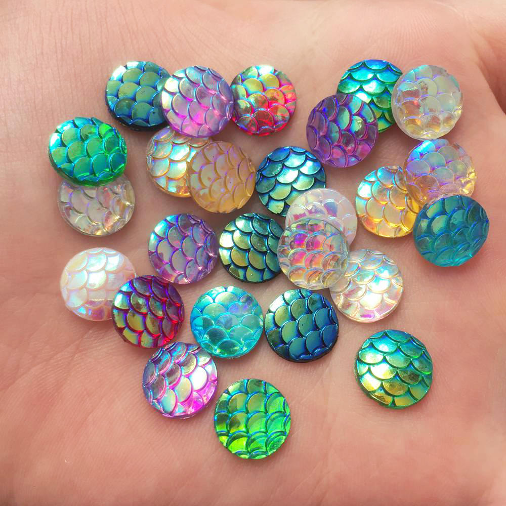 Shiny 100Pcs AB Resin 10mm Rou - огляд і ціна Paradise Jewelry & Watches Llc Photos