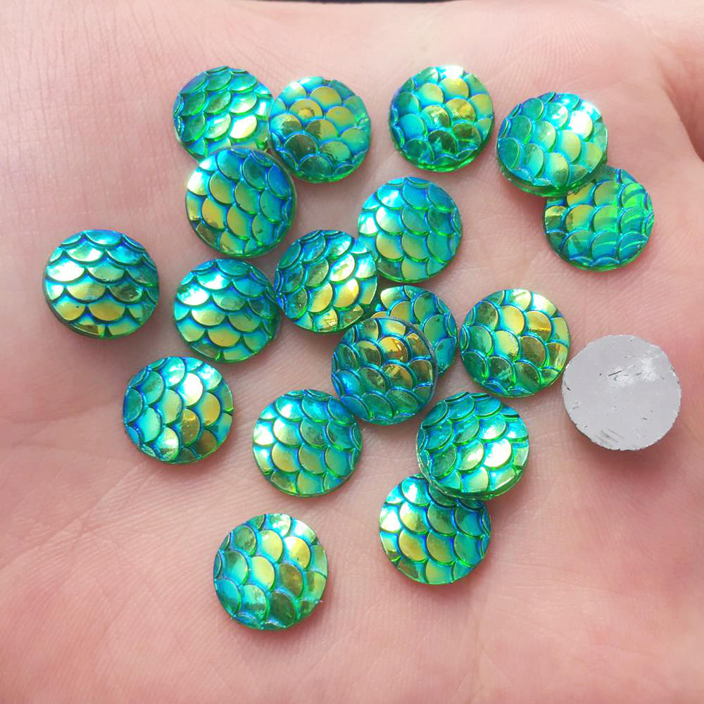Shiny 100Pcs AB Resin 10mm Rou - огляд і ціна Paradise Jewelry & Watches Llc Photos